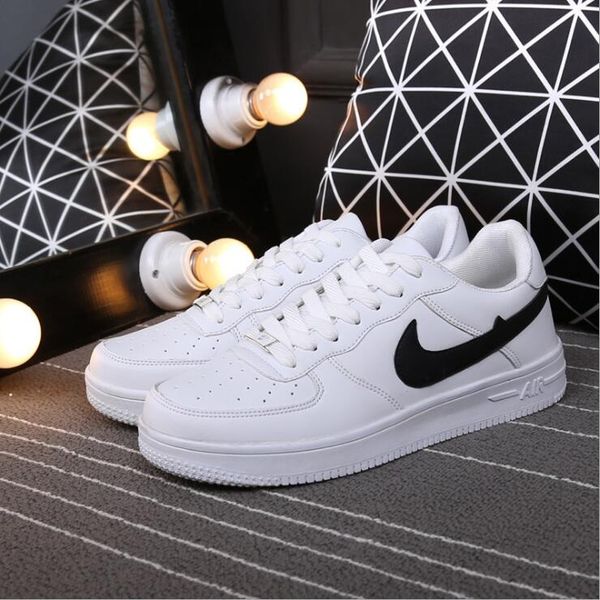 Hot sell Size 36-44 New All White Shoes Men and Women Fashionable Casual Shoes free shpping