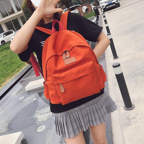fashion wild high junior school student backpack travel college bag teen girl bags female solid color backpack yl5
fashion wild high junior school student backpack travel college bag teen girl bags female solid color backpack yl5