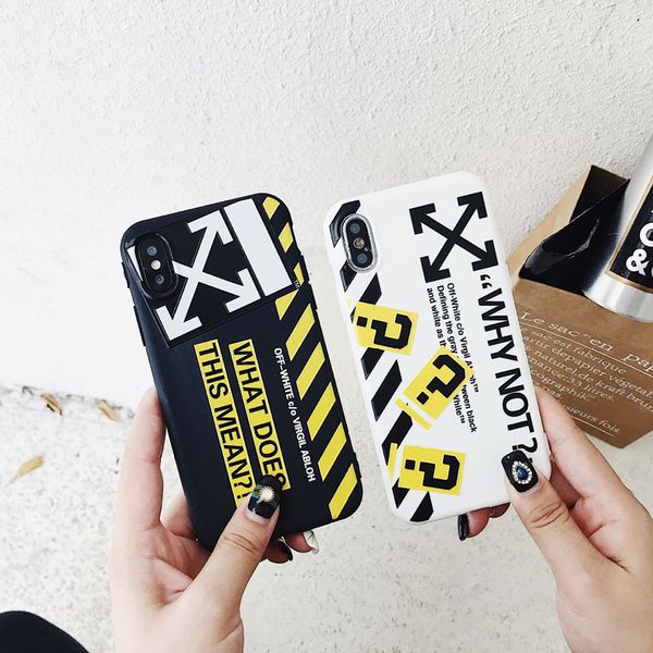 2019 Hot WhiteBlack OFF Силиконовый чехол для iPhone 6s / 6plus / 7G / 8plus Мягкая крышка TPU Для iPhone X / XS / 
2019 Hot WhiteBlack OFF Силиконовый чехол для iPhone 6s / 6plus / 7G / 8plus Мягкая крышка TPU Для iPhone X / XS /