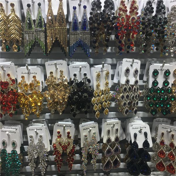 wholesale 12 pairs mixed lot wedding bridal statement crystal earrings women rhinestone drop dangle earrings party jewelry cj191223, Silver
wholesale 12 pairs mixed lot wedding bridal statement crystal earrings women rhinestone drop dangle earrings party jewelry cj191223, Silver