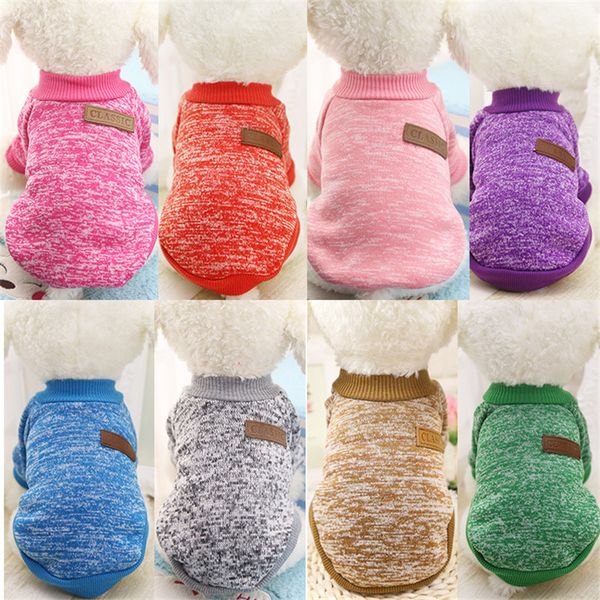 15 color dog knit sweater warm winter dog vest classic fashion pet sweater for small dog puppy breathable t shirt pet supplies
15 color dog knit sweater warm winter dog vest classic fashion pet sweater for small dog puppy breathable t shirt pet supplies