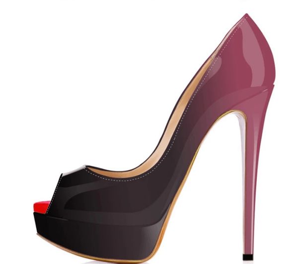and summer 2019 european and american high-end design fashion fish mouth water meter thin high heels gradient f code 34-44, Black
and summer 2019 european and american high-end design fashion fish mouth water meter thin high heels gradient f code 34-44, Black