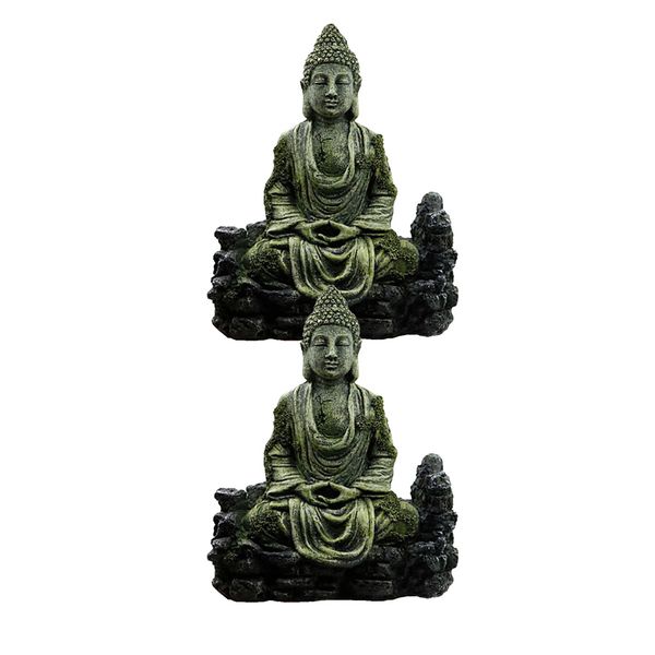 2 pieces aquarium decorations fish tank decoration buddha statue made of resin, safe for all fish & pets
2 pieces aquarium decorations fish tank decoration buddha statue made of resin, safe for all fish & pets