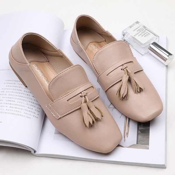 square toe fringe flat shoes woman two ways wear tassel flats designer autumn winter single ladies shoes woman loafers muless177, Black
square toe fringe flat shoes woman two ways wear tassel flats designer autumn winter single ladies shoes woman loafers muless177, Black