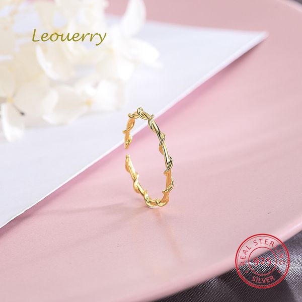 leouerry 925 sterling silver simple twist wave thin open rings women delicate weave knuckle finger ring fashion jewelry gift, Golden;silver
leouerry 925 sterling silver simple twist wave thin open rings women delicate weave knuckle finger ring fashion jewelry gift, Golden;silver