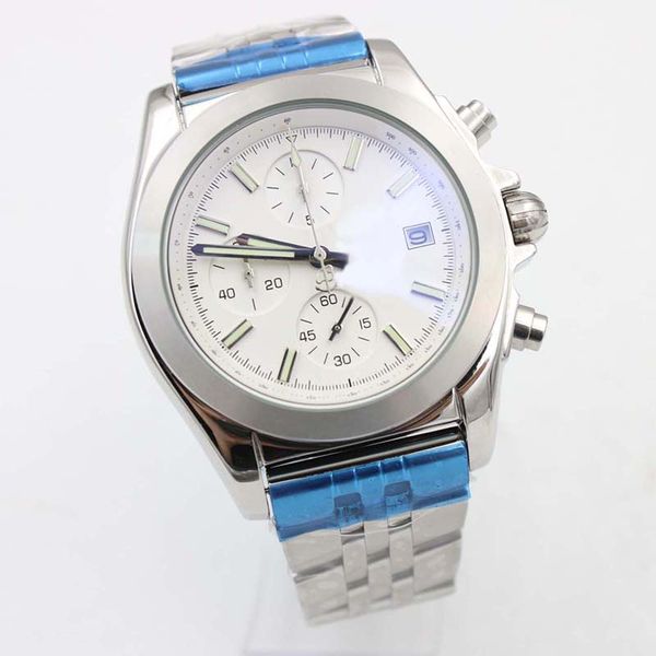 br 1884 premier chronograph quartz chronometer white dial mens watches outdoor man wristwatches fixed stainless steel bezel watch, Slivery;brown
br 1884 premier chronograph quartz chronometer white dial mens watches outdoor man wristwatches fixed stainless steel bezel watch, Slivery;brown