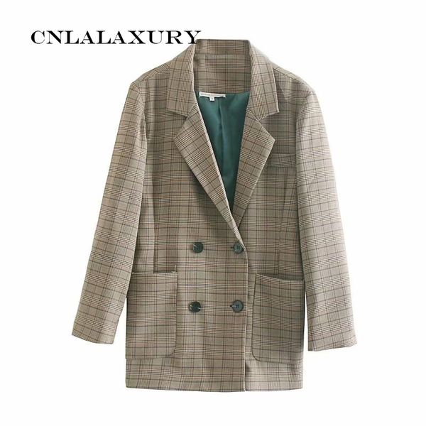 new autumn winter large size women's blazers coat casual plaid women long coat female blazers outerwear, White;black
new autumn winter large size women's blazers coat casual plaid women long coat female blazers outerwear, White;black
