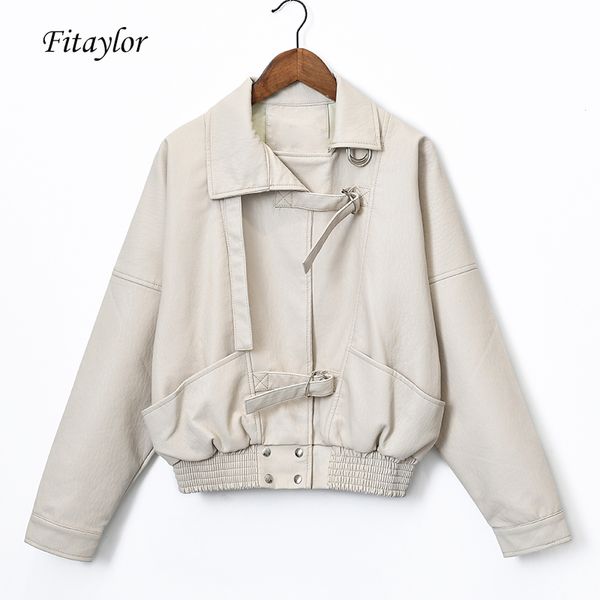 fitaylor spring women vintage punk leather jacket batwing sleeve slim pu faux leather bf jackets short basic bomber coats, Black
fitaylor spring women vintage punk leather jacket batwing sleeve slim pu faux leather bf jackets short basic bomber coats, Black