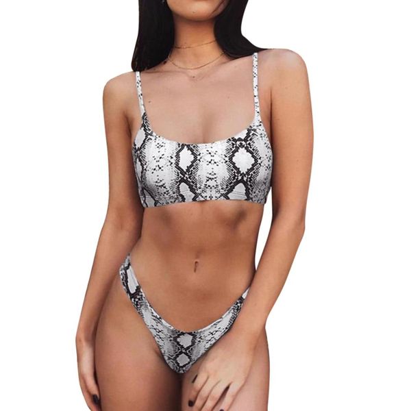 exy snake print bikini female swimsuit women swimwear thong push up bikinis set high waist swimming suits for bathing suit, White;black
exy snake print bikini female swimsuit women swimwear thong push up bikinis set high waist swimming suits for bathing suit, White;black