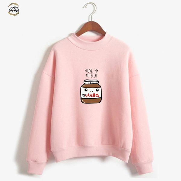 new women harajuku hoodies korean fashion you are my nutella printed kawaii sweatshirt kpop bemoletom feminino ropa, Black
new women harajuku hoodies korean fashion you are my nutella printed kawaii sweatshirt kpop bemoletom feminino ropa, Black