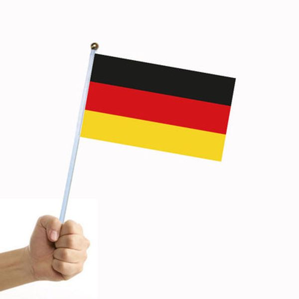 germany flag 21*14cm hand waving flags japan national flag polyester flag with plastic flagpoles
germany flag 21*14cm hand waving flags japan national flag polyester flag with plastic flagpoles