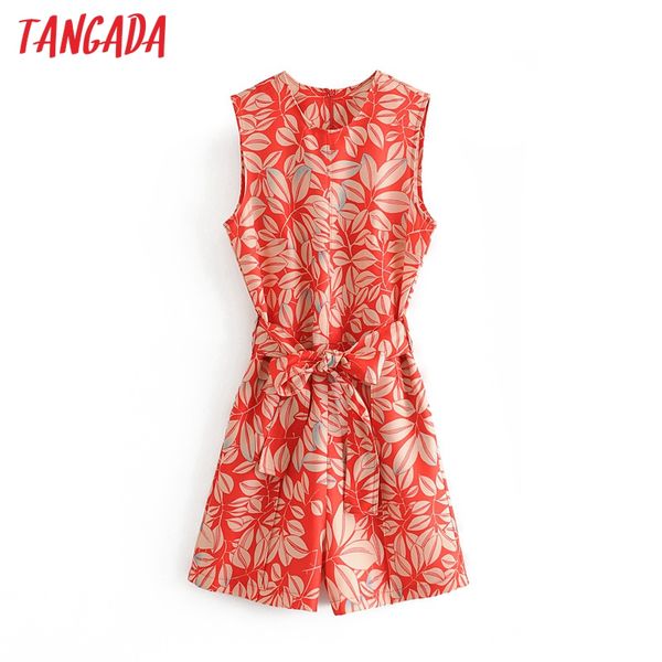 tangada women vintage leaf o neck playsuits with slash zipper sleeveless rompers ladies casual chic jumpsuits 6a182, Black;white
tangada women vintage leaf o neck playsuits with slash zipper sleeveless rompers ladies casual chic jumpsuits 6a182, Black;white