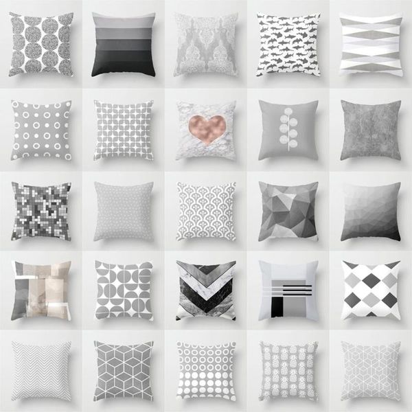 pillow case pillowcase gray geometric pattern simple style square waist cushion bedroom sofa household items
pillow case pillowcase gray geometric pattern simple style square waist cushion bedroom sofa household items