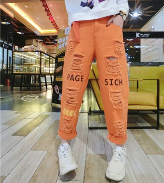 plus size ripped hole letter print jeans harajuku streetwear korean woman man loose harem jogger pant high waist ankle hip hop, Black;white
plus size ripped hole letter print jeans harajuku streetwear korean woman man loose harem jogger pant high waist ankle hip hop, Black;white