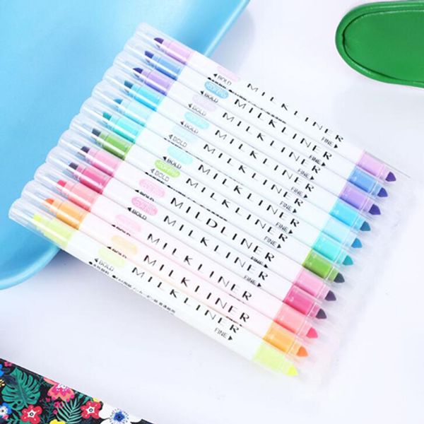 12pcs/lot double headed fluorescent pen cute drawing highlighter mark pens art stationery student supplies (-3083, Black;red
12pcs/lot double headed fluorescent pen cute drawing highlighter mark pens art stationery student supplies (-3083, Black;red