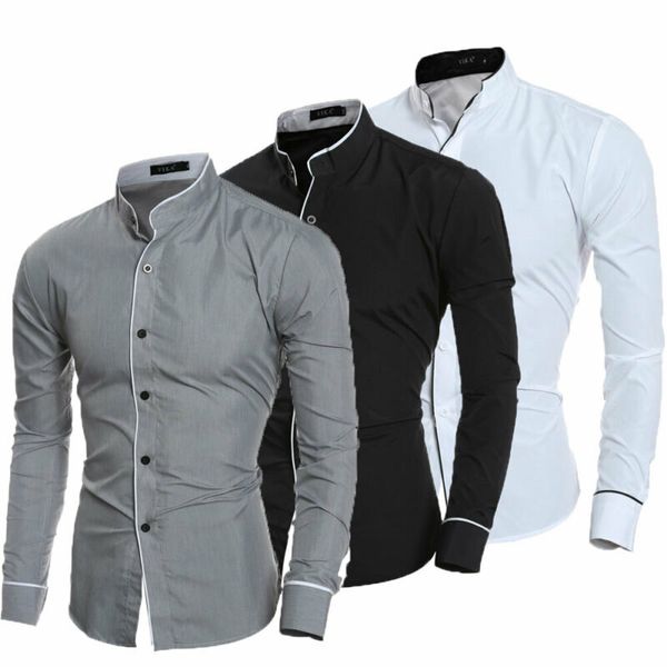 2020 men's luxury casual formal shirt long sleeve slim fit business dress shirts social blouse men formal blouse, White;black
2020 men's luxury casual formal shirt long sleeve slim fit business dress shirts social blouse men formal blouse, White;black