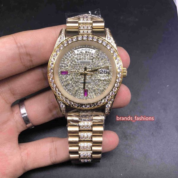 men's iced diamond watch four corner diamond middle row diamond strap automatic mechanical wristwatch diamone face watches, Slivery;brown
men's iced diamond watch four corner diamond middle row diamond strap automatic mechanical wristwatch diamone face watches, Slivery;brown