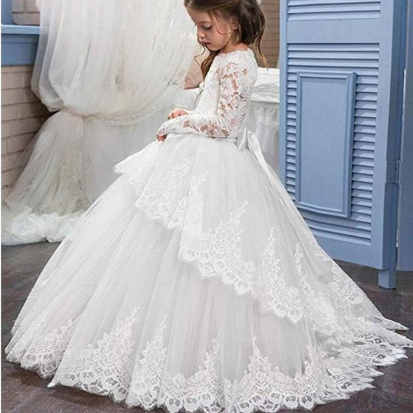 ivory flower girl dresses for weedings floor length first communion party dress long sleeves girls ball gownteens, Red;yellow
ivory flower girl dresses for weedings floor length first communion party dress long sleeves girls ball gownteens, Red;yellow
