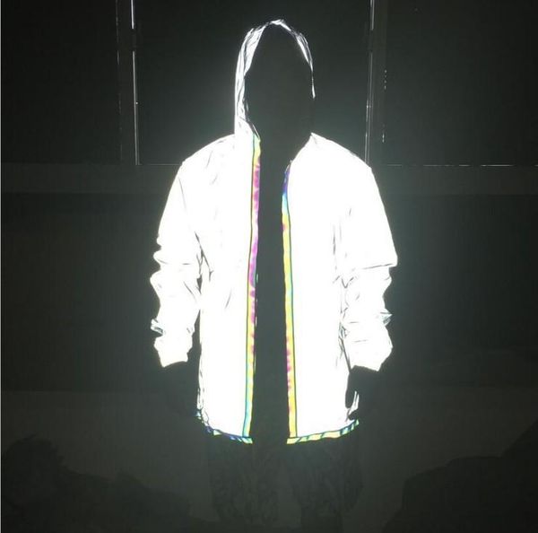 new men long раздел красочное полный reflective с капюшоном куртки streetwear hip hop dancer ветровка водонепроницаемые вскользь пальто, Black;brown
new men long раздел красочное полный reflective с капюшоном куртки streetwear hip hop dancer ветровка водонепроницаемые вскользь пальто, Black;brown