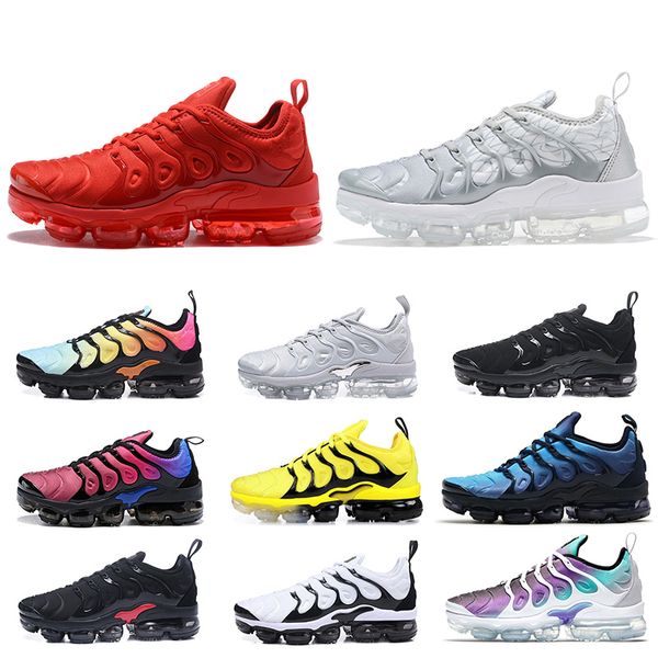 2019 tn rainbow running shoes mens tns bumblebee be true grape triple black designer shoes womens red black white sneakers us 13, White;red
2019 tn rainbow running shoes mens tns bumblebee be true grape triple black designer shoes womens red black white sneakers us 13, White;red