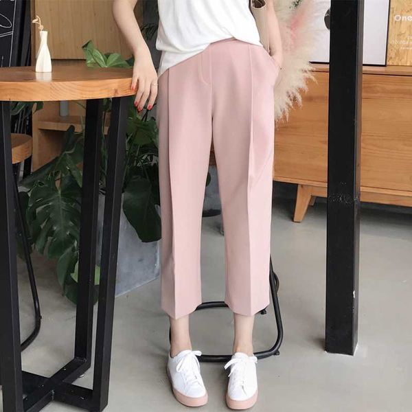 spring summer new suit pants wide legs pleat middle line solid pink ankle length solid trousers ladies, Black;white
spring summer new suit pants wide legs pleat middle line solid pink ankle length solid trousers ladies, Black;white