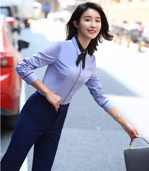 ladies blouses and shirt suits women business suits with 2 piece set tops and pants uniform styles pants pantsuits, White;black
ladies blouses and shirt suits women business suits with 2 piece set tops and pants uniform styles pants pantsuits, White;black