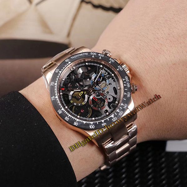 La Montoya Limited Ref.116520 4130 Модифицированная версия Скелет Автоматические механические мужские часы Светящийся корпус из углеродного волокна Розовое золото Стальная лента
La Montoya Limited Ref.116520 4130 Модифицированная версия Скелет Автоматические механические мужские часы Светящийся корпус из углеродного волокна Розовое золото Стальная лента