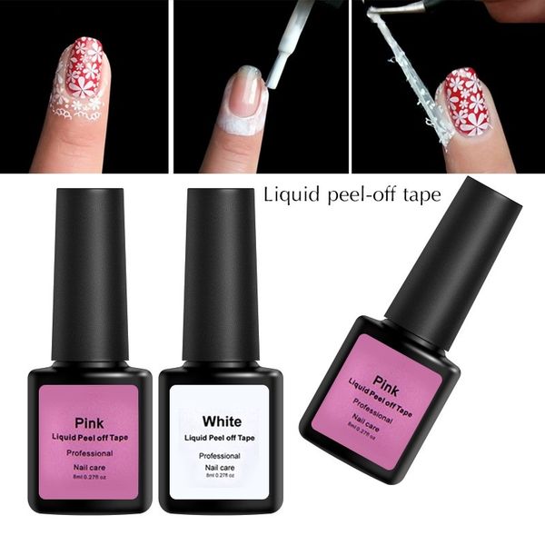 1 pc liquid cuticle remove edge latex 8ml peel off pink white protection gel defender nail polish skin care clean manicure
1 pc liquid cuticle remove edge latex 8ml peel off pink white protection gel defender nail polish skin care clean manicure