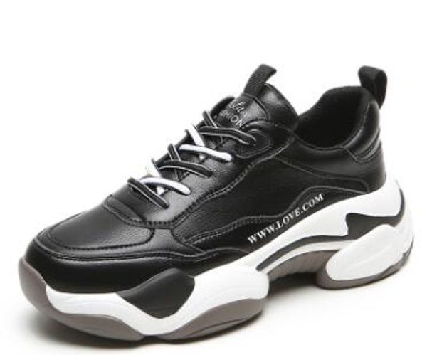 dad's shoes women's autumn and winter 2019 new korean version zhixun shoes thick sole simple and versatile casual sports shoes gir, White;red
dad's shoes women's autumn and winter 2019 new korean version zhixun shoes thick sole simple and versatile casual sports shoes gir, White;red