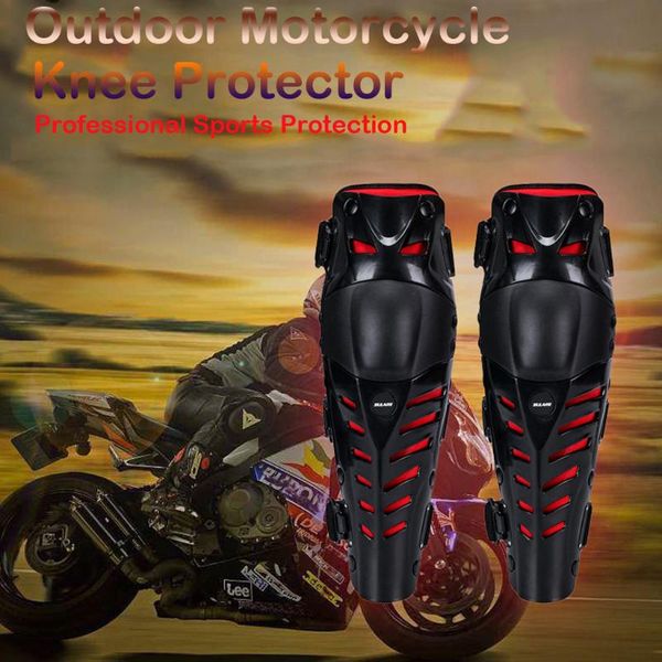 motorcycle knee pads motocross knee protector off road safety brace support mtb ski sports protective gear, Black;red
motorcycle knee pads motocross knee protector off road safety brace support mtb ski sports protective gear, Black;red