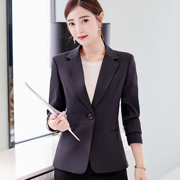 women's suits & blazers spring and autumn female business korean women notched collar single buckle long sleeve outwear s-xxl, White;black
women's suits & blazers spring and autumn female business korean women notched collar single buckle long sleeve outwear s-xxl, White;black
