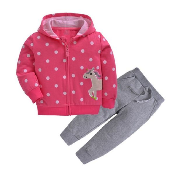 cartoon unicorn hooded long sleeve jacket+pants baby girl clothes 2019 fall boy outfit infant clothing cotton 2pcs toddler set, White
cartoon unicorn hooded long sleeve jacket+pants baby girl clothes 2019 fall boy outfit infant clothing cotton 2pcs toddler set, White