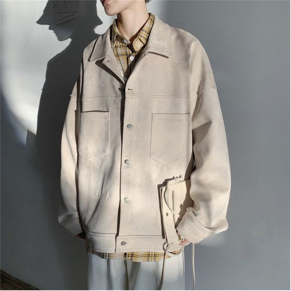 2020 autumn and winter new youth popular lapel tooling jacket fashion casual solid color loose jacket black beige / blue / green, Black;brown
2020 autumn and winter new youth popular lapel tooling jacket fashion casual solid color loose jacket black beige / blue / green, Black;brown