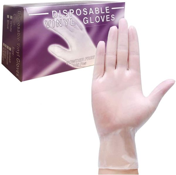 200 pack pvc clear disposable gloves, food service gloves disposable for food prep kitchen food service, large size
200 pack pvc clear disposable gloves, food service gloves disposable for food prep kitchen food service, large size
