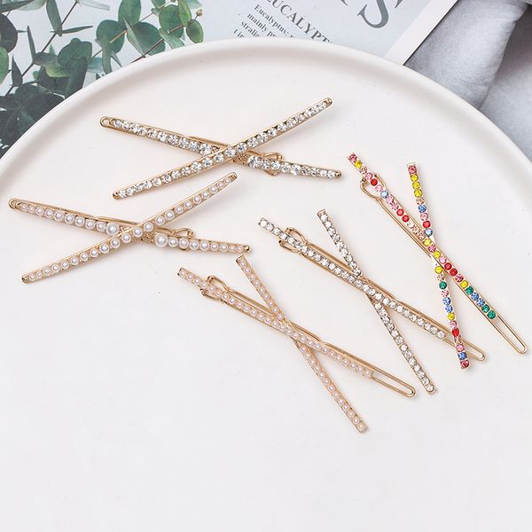 jujia multicolor rhinestone letter hair clips 2019 fashion imitation pearl barrettes for women wedding accessories, Golden;white
jujia multicolor rhinestone letter hair clips 2019 fashion imitation pearl barrettes for women wedding accessories, Golden;white