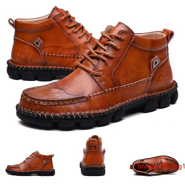 2019 whole sale autumn and winter high men leather cotton shoes black brown winter keep warm cotton boots size 40-47
2019 whole sale autumn and winter high men leather cotton shoes black brown winter keep warm cotton boots size 40-47