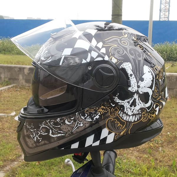 2020 new full-face helmet double lens helmet motorcycle stunning color skull ing
2020 new full-face helmet double lens helmet motorcycle stunning color skull ing