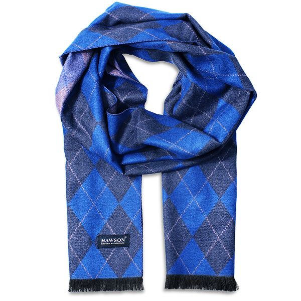 hawson fashionable luxurious winter scarves for men neck warmer travel head wraps, Blue;gray
hawson fashionable luxurious winter scarves for men neck warmer travel head wraps, Blue;gray
