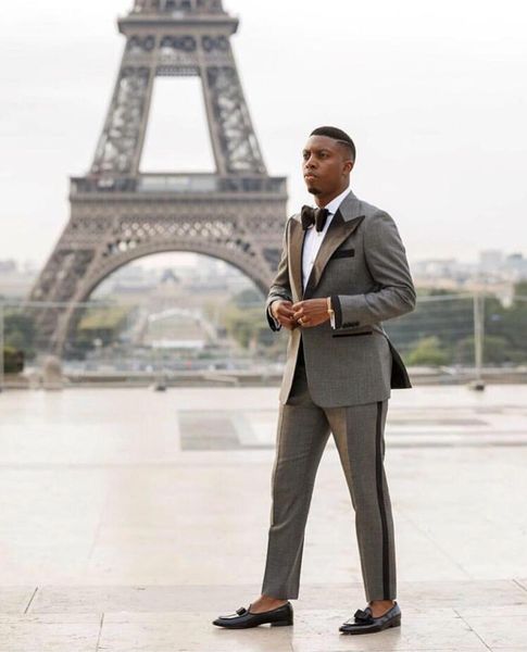 grey wedding tuxedos for groom 2019 new groomsmen man suit men's suits bridegroom (jacket+pants+bow ) prom party custom made big shawl, Black;gray
grey wedding tuxedos for groom 2019 new groomsmen man suit men's suits bridegroom (jacket+pants+bow ) prom party custom made big shawl, Black;gray