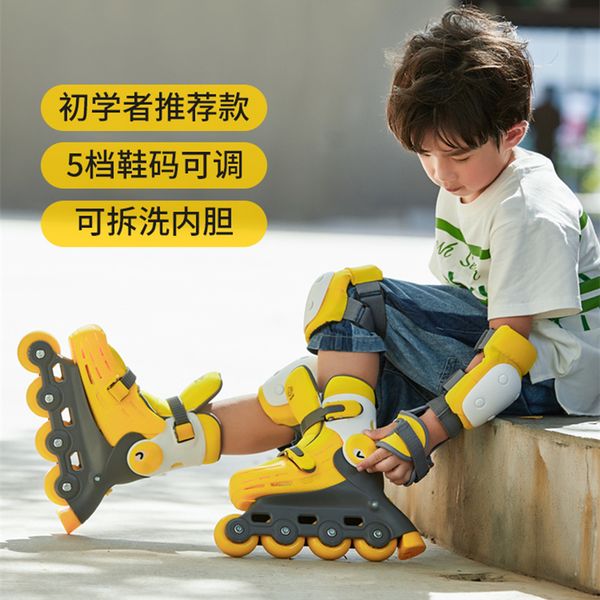 children inline skating shoes sliding tyle skating patins 4 wheels adjustable suit for size 24.5-31
children inline skating shoes sliding tyle skating patins 4 wheels adjustable suit for size 24.5-31