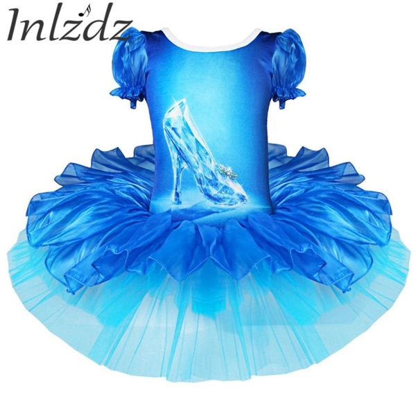 inlzdz kids girls professional ballet tutu dress blue shoes printed short bubble sleeves ballet dance gymnastics leotard dress, Black;red
inlzdz kids girls professional ballet tutu dress blue shoes printed short bubble sleeves ballet dance gymnastics leotard dress, Black;red