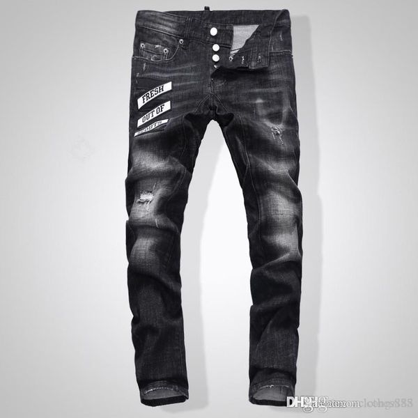 2020 new famous fashion designer distressed ripped mens biker jeans motorcycle biker jeans causal hole mens skinny jeans for men, Blue
2020 new famous fashion designer distressed ripped mens biker jeans motorcycle biker jeans causal hole mens skinny jeans for men, Blue