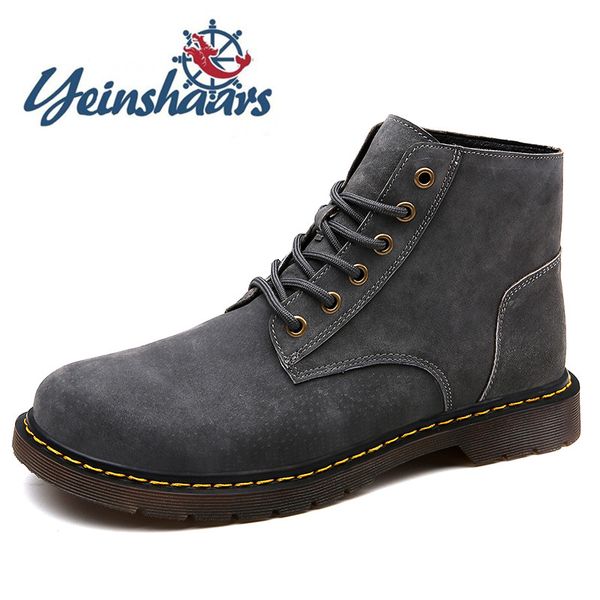 new men boots casual natural leather flannel suede boots classic breathable outdoor shoes high-fashion men office work botas, Black
new men boots casual natural leather flannel suede boots classic breathable outdoor shoes high-fashion men office work botas, Black