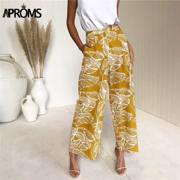 aproms boho festival print wide leg pants casual high waist side pocket long pant women 2019 spring loose trouser pantalon femme, Black;white
aproms boho festival print wide leg pants casual high waist side pocket long pant women 2019 spring loose trouser pantalon femme, Black;white