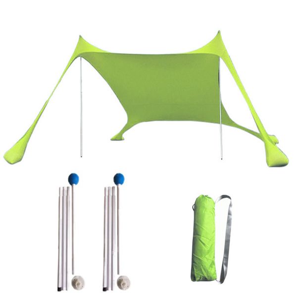 beach sunshade beach tent with sandbag anchors & 2 poles upf50+ quality lycra fabric - perfect sun shelter
beach sunshade beach tent with sandbag anchors & 2 poles upf50+ quality lycra fabric - perfect sun shelter