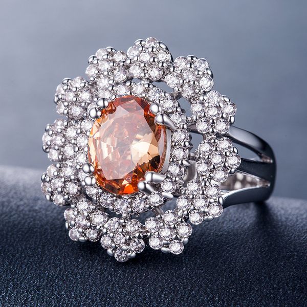2020 new crystal rings for women statement ring jewelry with full shiny cubiz zircon female ring, Silver
2020 new crystal rings for women statement ring jewelry with full shiny cubiz zircon female ring, Silver