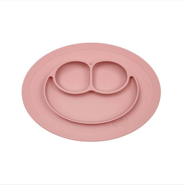 pink 100% silicone suction plate with built-in placemat for infants + toddlers - first foods + self-feeding - comes with a reus
pink 100% silicone suction plate with built-in placemat for infants + toddlers - first foods + self-feeding - comes with a reus