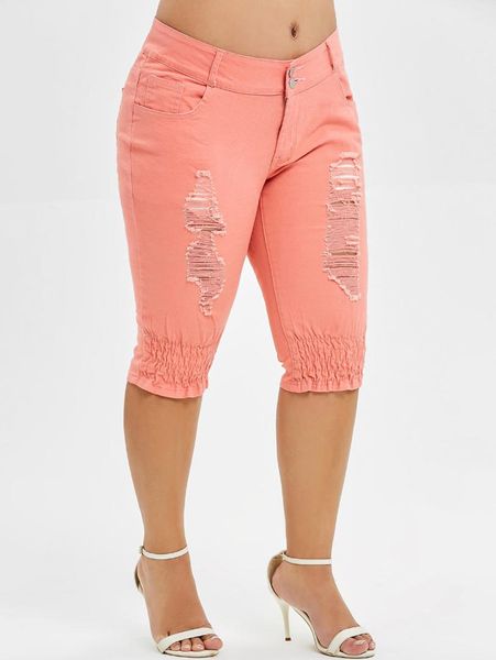 wipalo plus size distressed knee length jeans zipper solid straight pant mid waist skinny jeans women summer bottom 2019, Blue
wipalo plus size distressed knee length jeans zipper solid straight pant mid waist skinny jeans women summer bottom 2019, Blue
