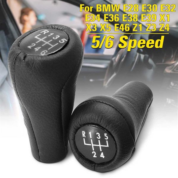 5/6 speed car gear shift knob leather lever shifter stick head for e28 e30 e32 e34 e36 e38 e39 x1 x3 x5 e46 z1 z3 z4
5/6 speed car gear shift knob leather lever shifter stick head for e28 e30 e32 e34 e36 e38 e39 x1 x3 x5 e46 z1 z3 z4