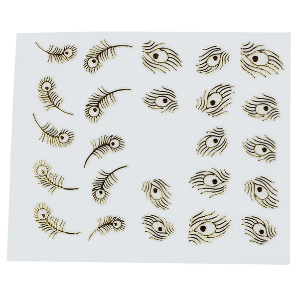 peacock feather gold nail stickers nail art stickers for lady, Silver;gold
peacock feather gold nail stickers nail art stickers for lady, Silver;gold